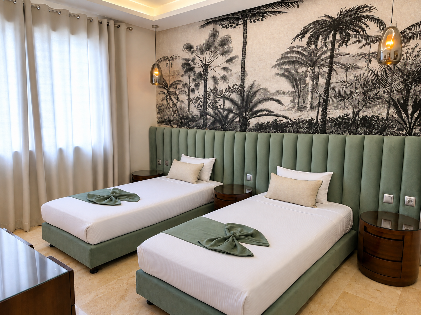 Twin room with two beds
